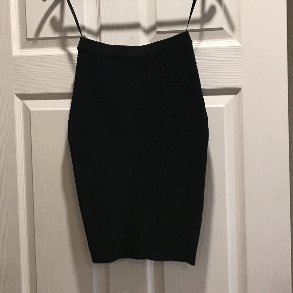 Ronny Kobo Black Knit Pencil skirt xs
